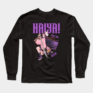 Haiya Anime Girl Long Sleeve T-Shirt